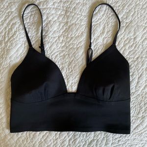 FREE PEOPLE Black Unlined Convertible Bralette (Size: Small)
